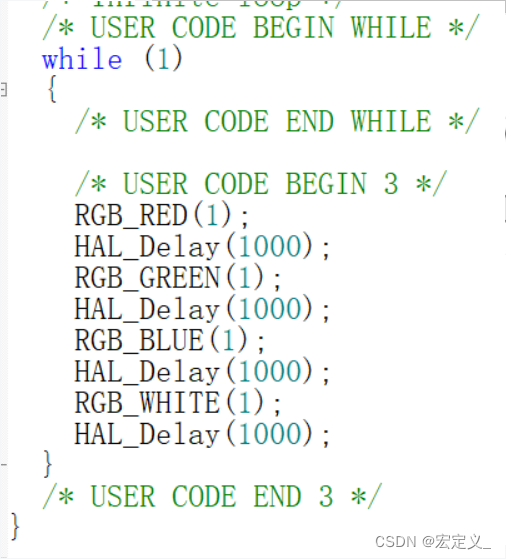 WS2812B彩灯 STM32HAL库开发：PWM+DMA（stm32f103c8t6）