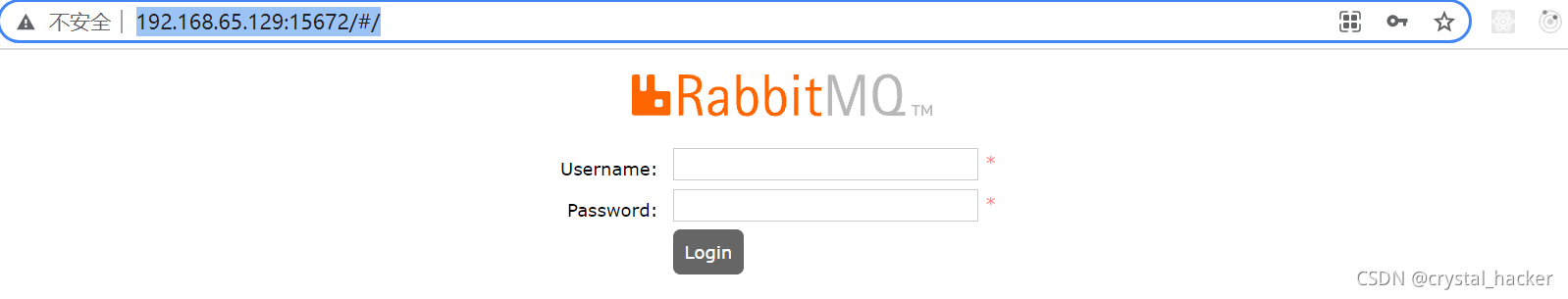 rabbitMQ控制台