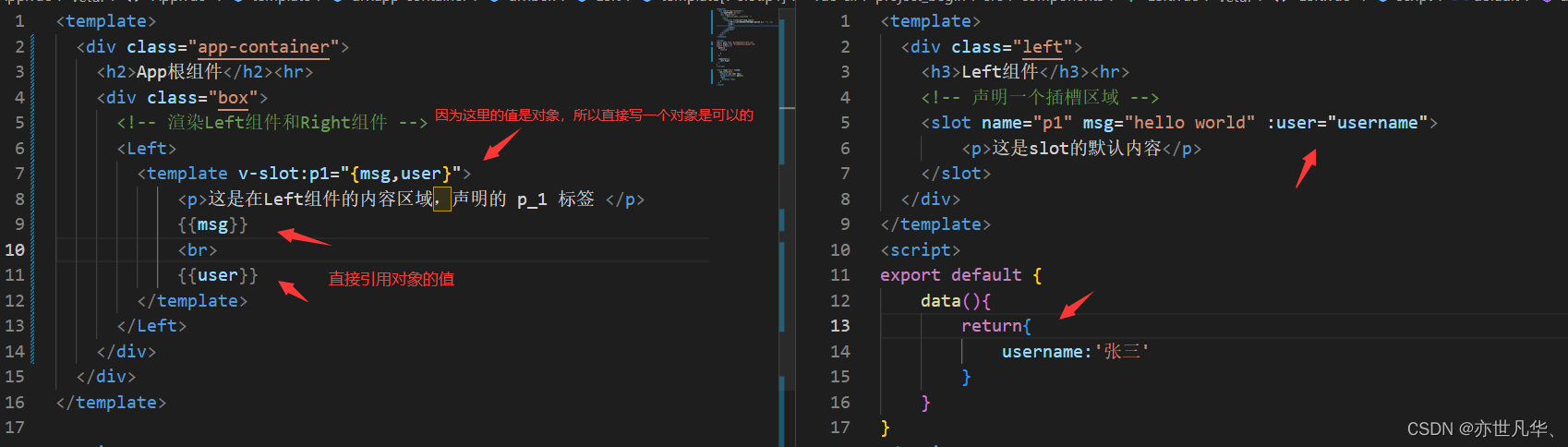 Vue--》动态组件和插槽的使用讲解