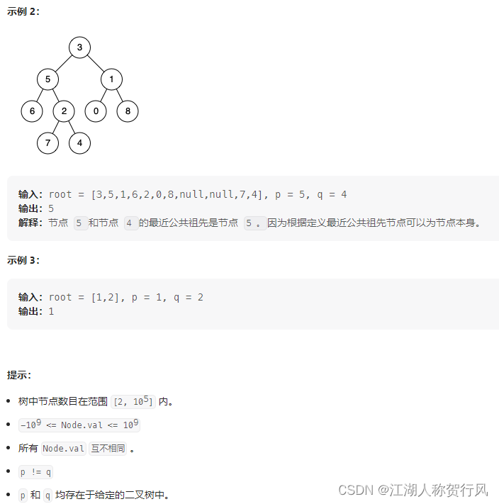 力扣 236. 二叉树的最近公共祖先