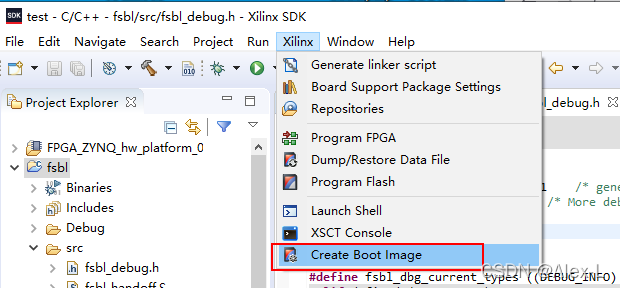 zynq7000 创建fsbl工程,并打开log