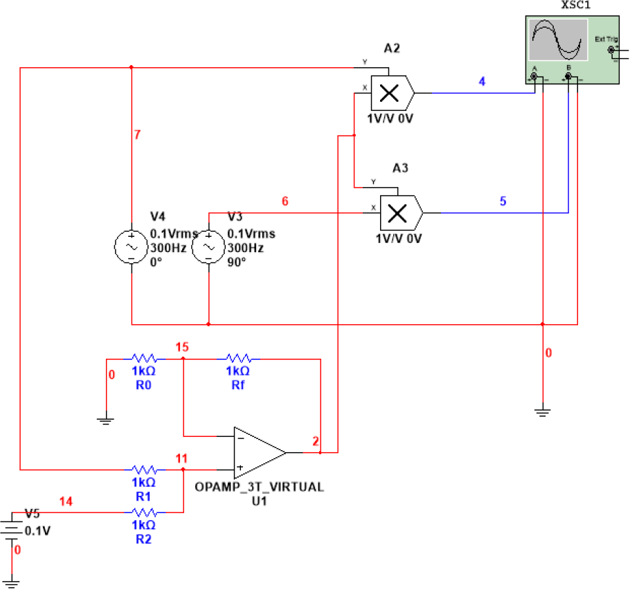 ▲ Figure 3.1.1 Cartesian heart line circuit