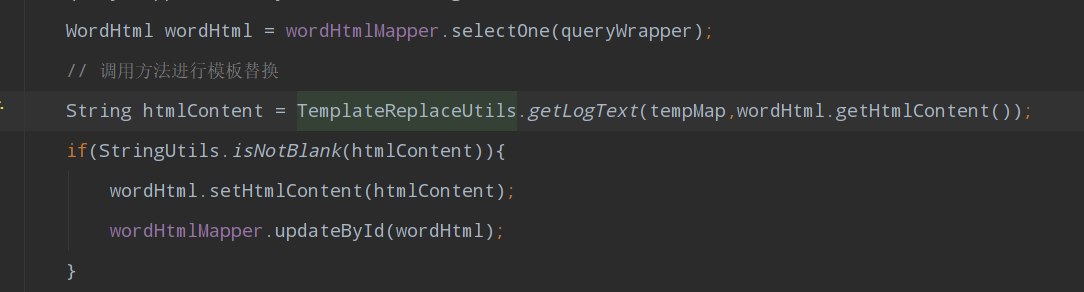 Java template string replacement - Programmer Sought