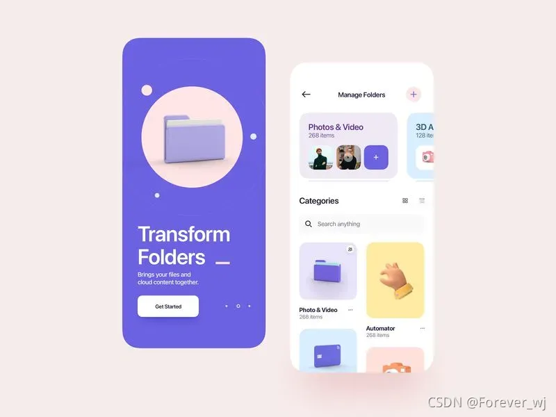 Atlas - File Manager iOS UI Kit by Tran Mau Tri Tam