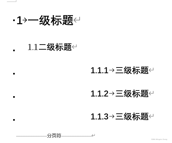 多级修改前