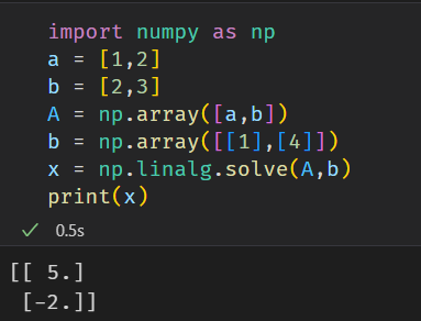 【Python】numpy矩阵运算大全