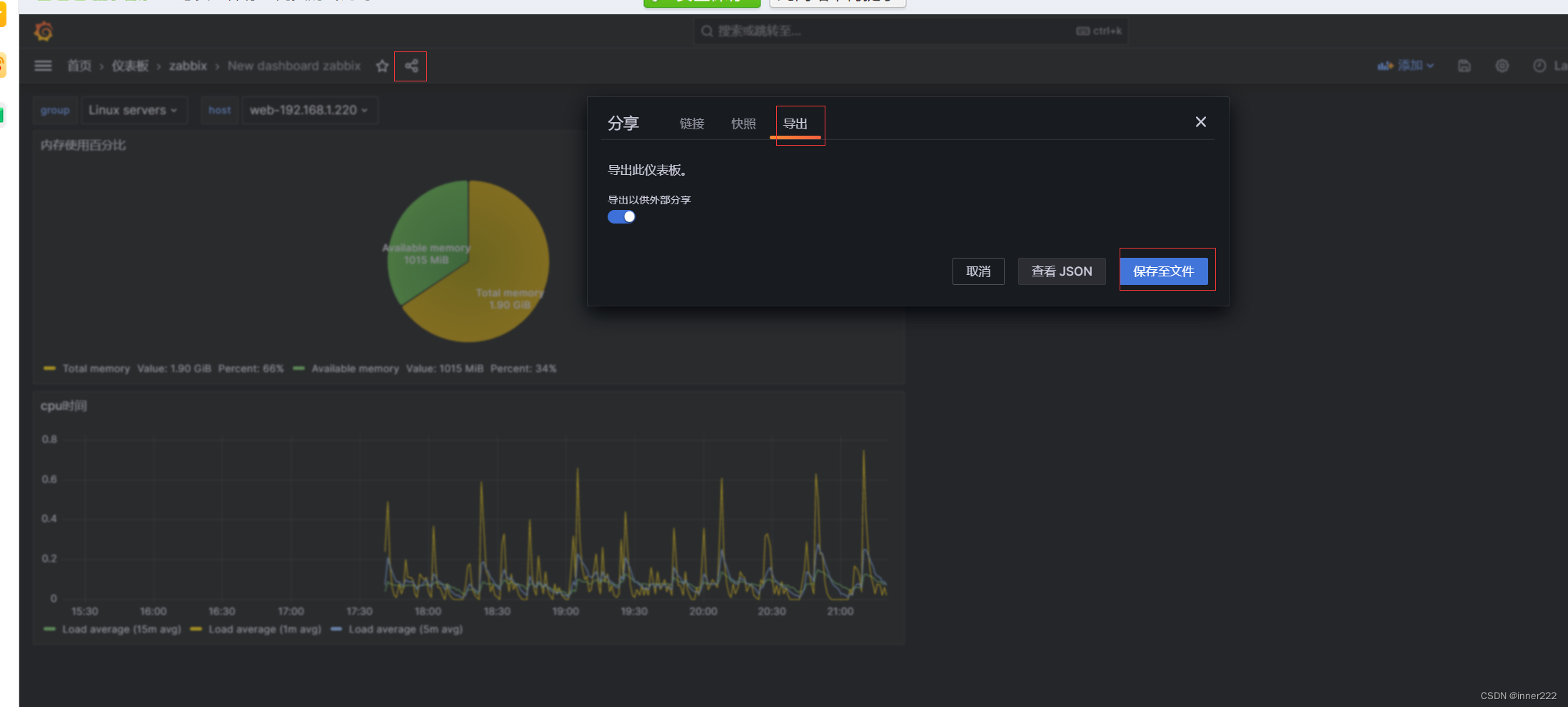 Zabbix 利用 Grafana 进行图形展示