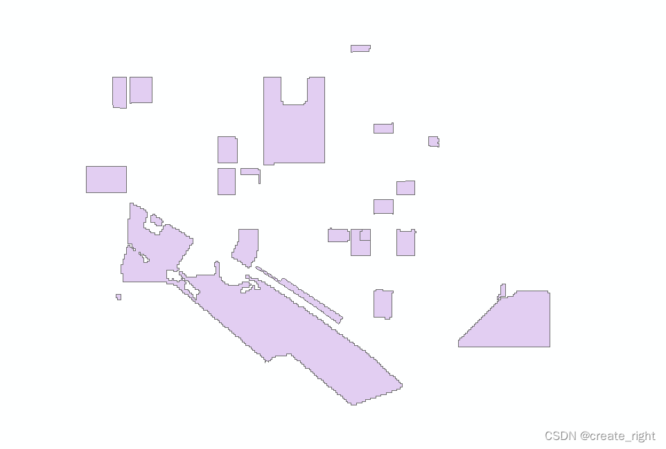 arcgis删除细长图斑的方法