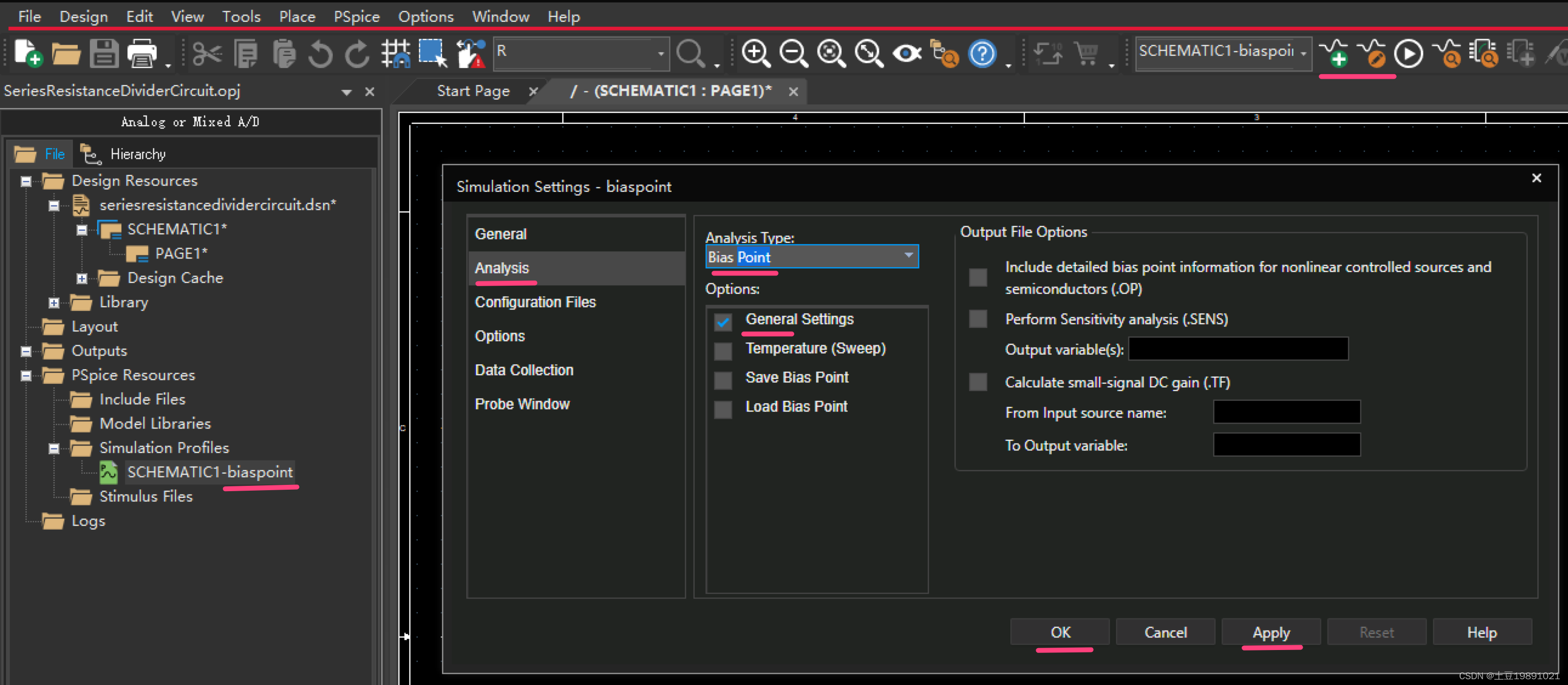 简记_PSpice仿真软件学习笔记（一）-CSDN博客