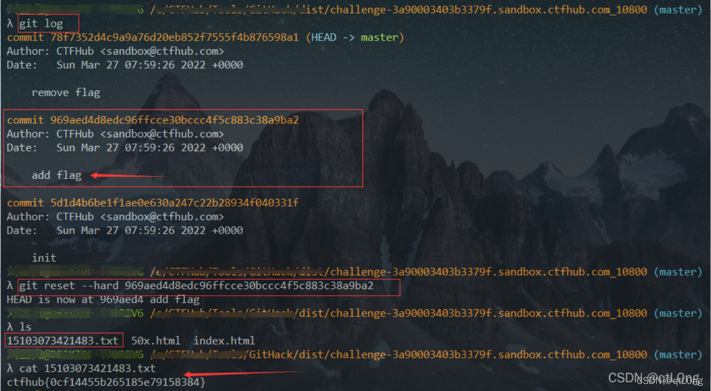 CTF Git Ctf Git QtL0ng CSDN