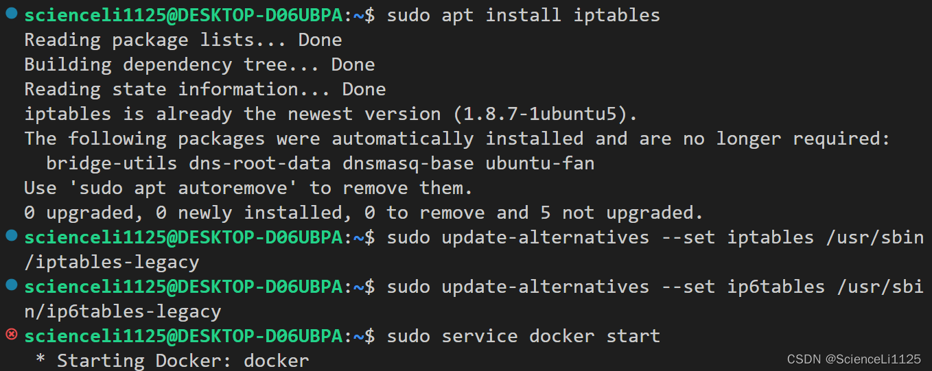 WSL/Ubuntu+Docker配置_wsl Docker-CSDN博客