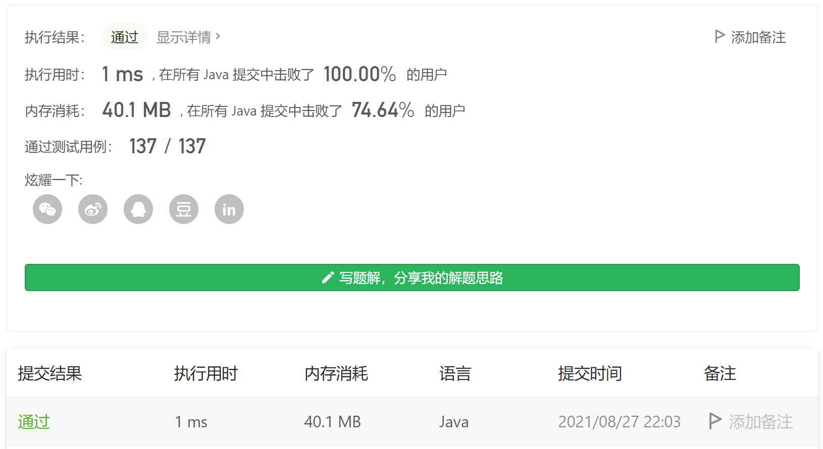 LeetCode 有序数组的平方
