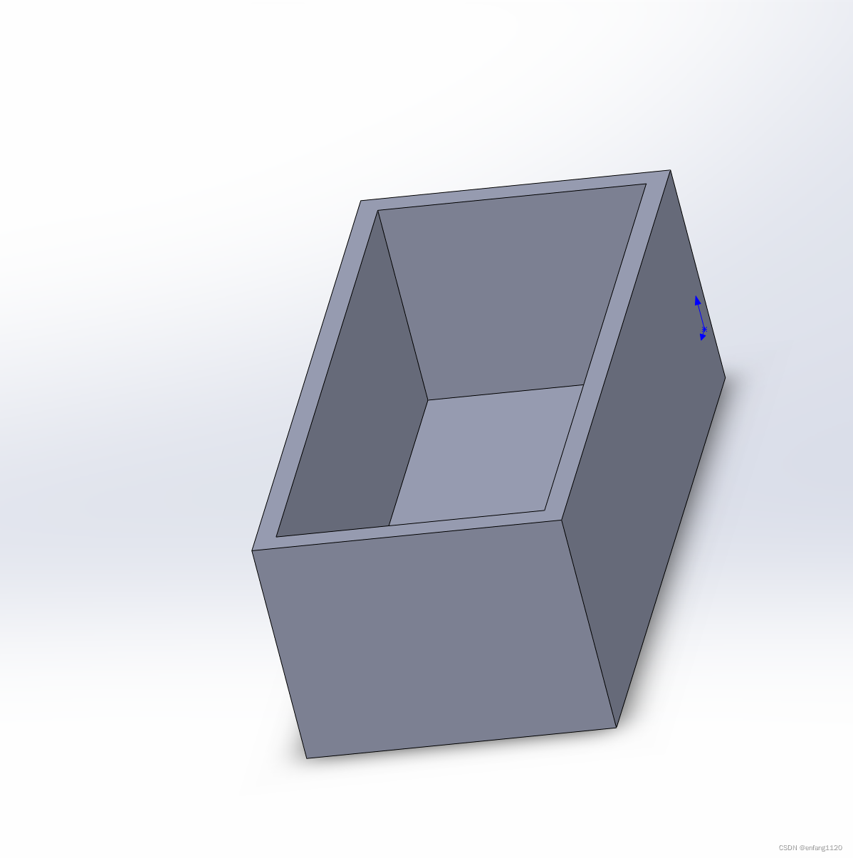 solidworks画纸箱图片