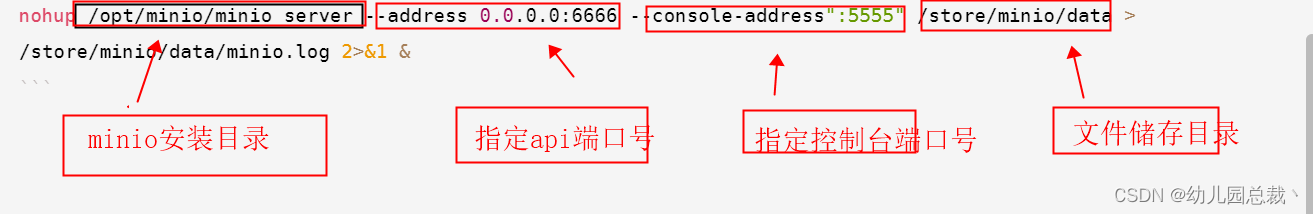 启动命令介绍