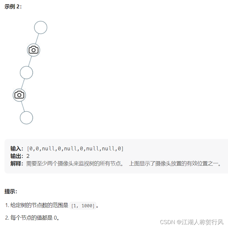 力扣 968. 监控二叉树