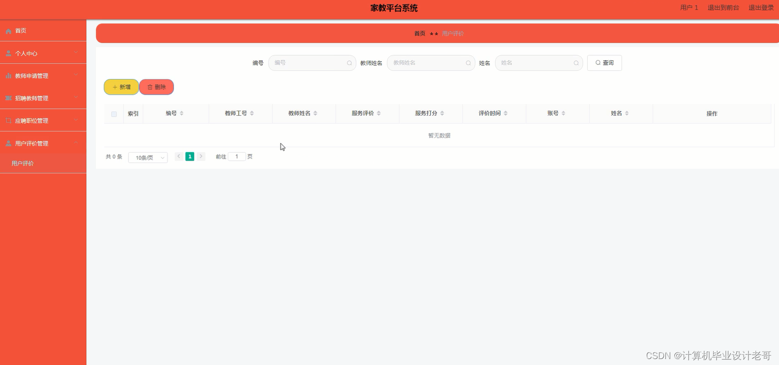 评价管理