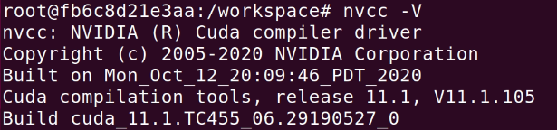 nvcc -V