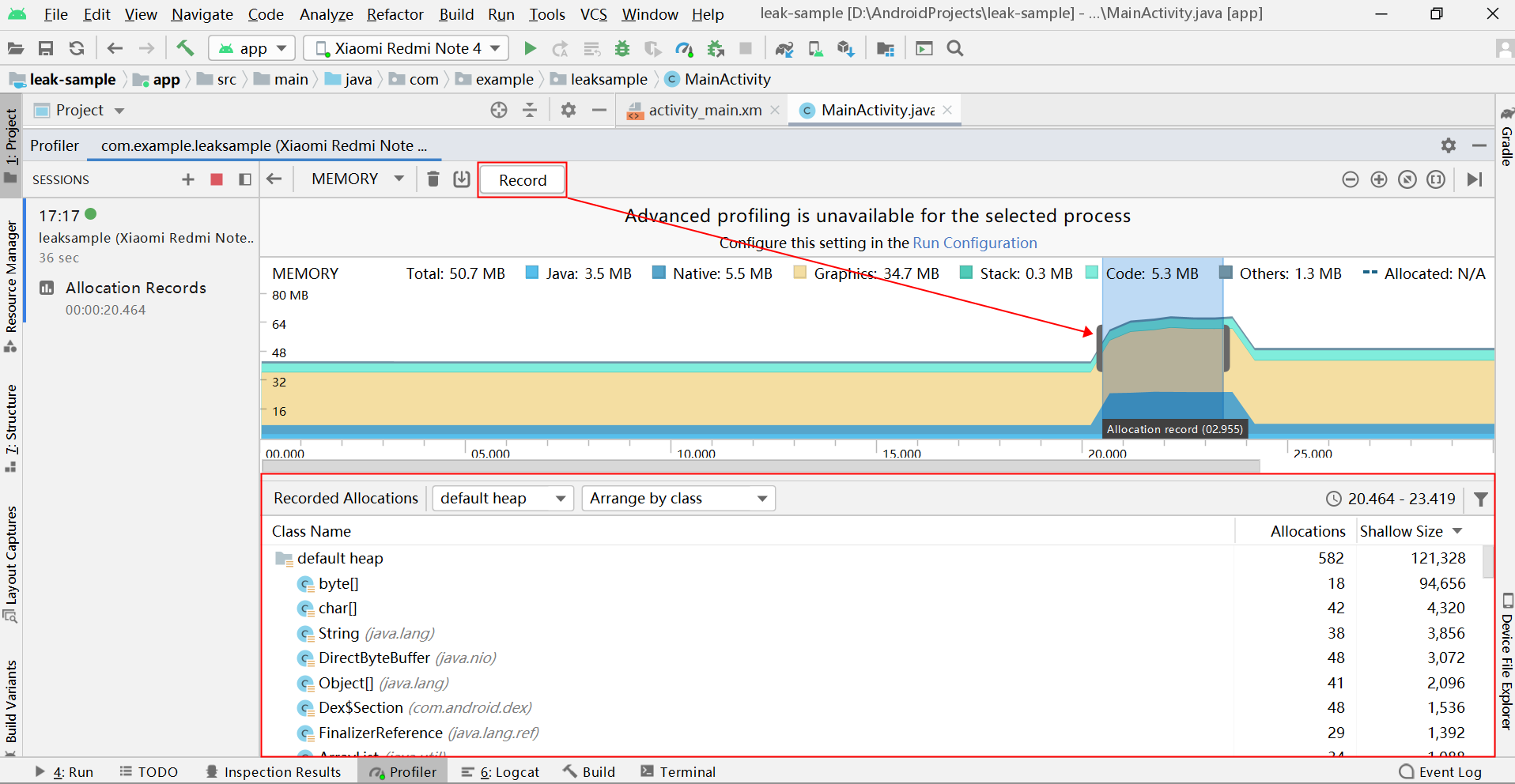 memory-profiler-allocations-record