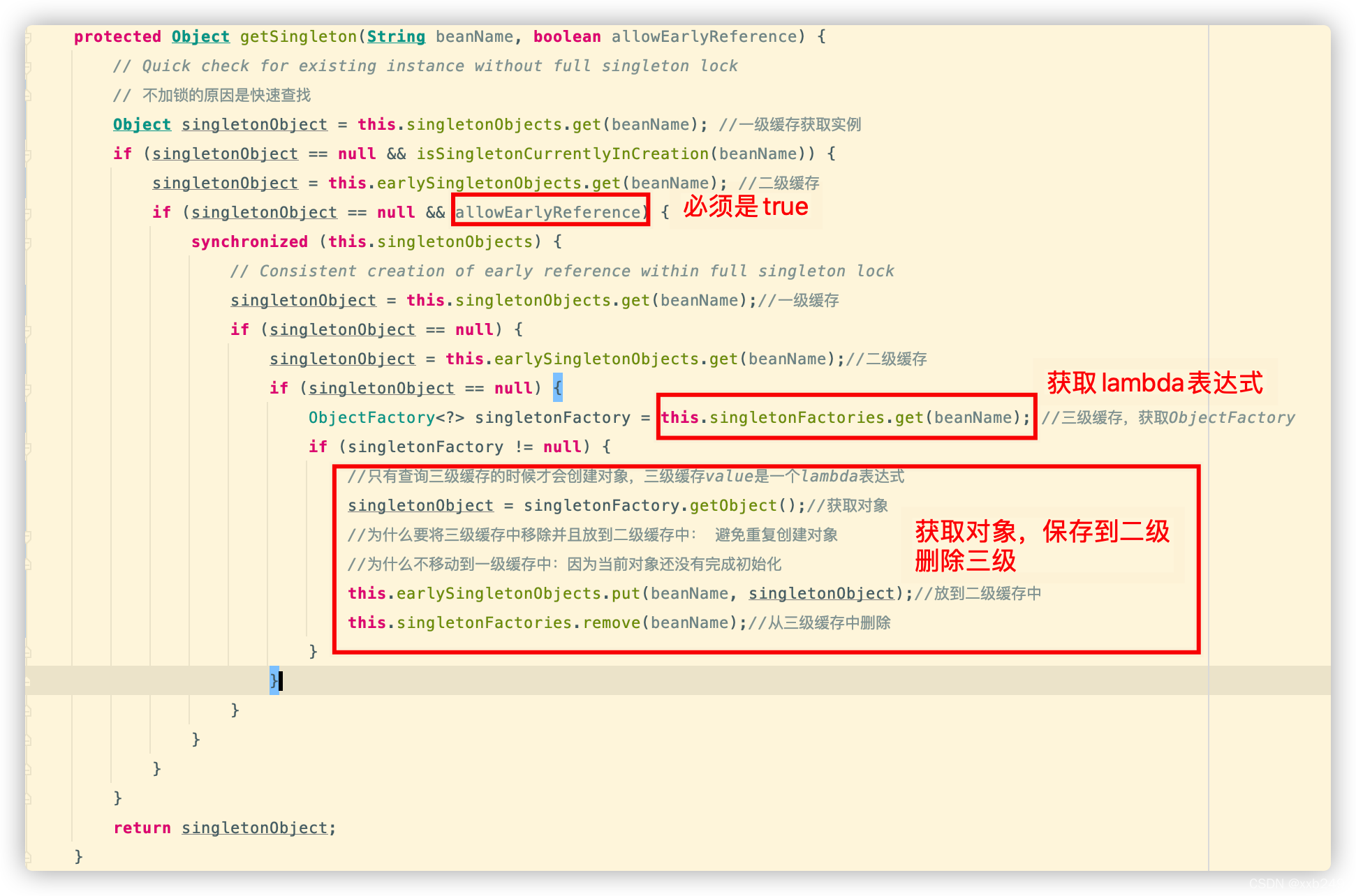 Spring源码分析-Bean生命周期循环依赖和三级缓存