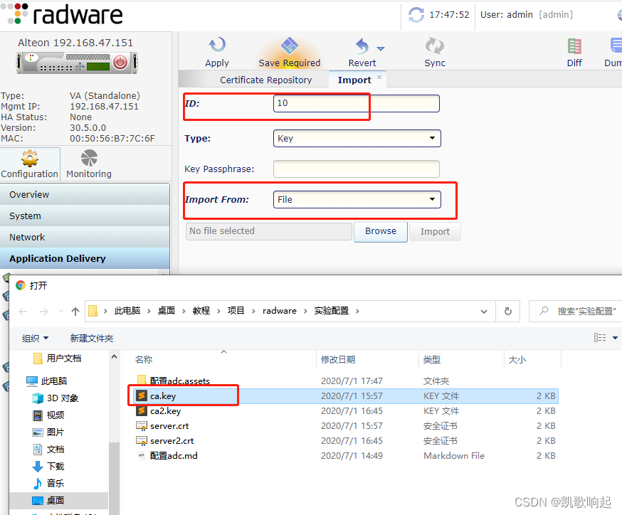 Radware负载均衡器配置adc