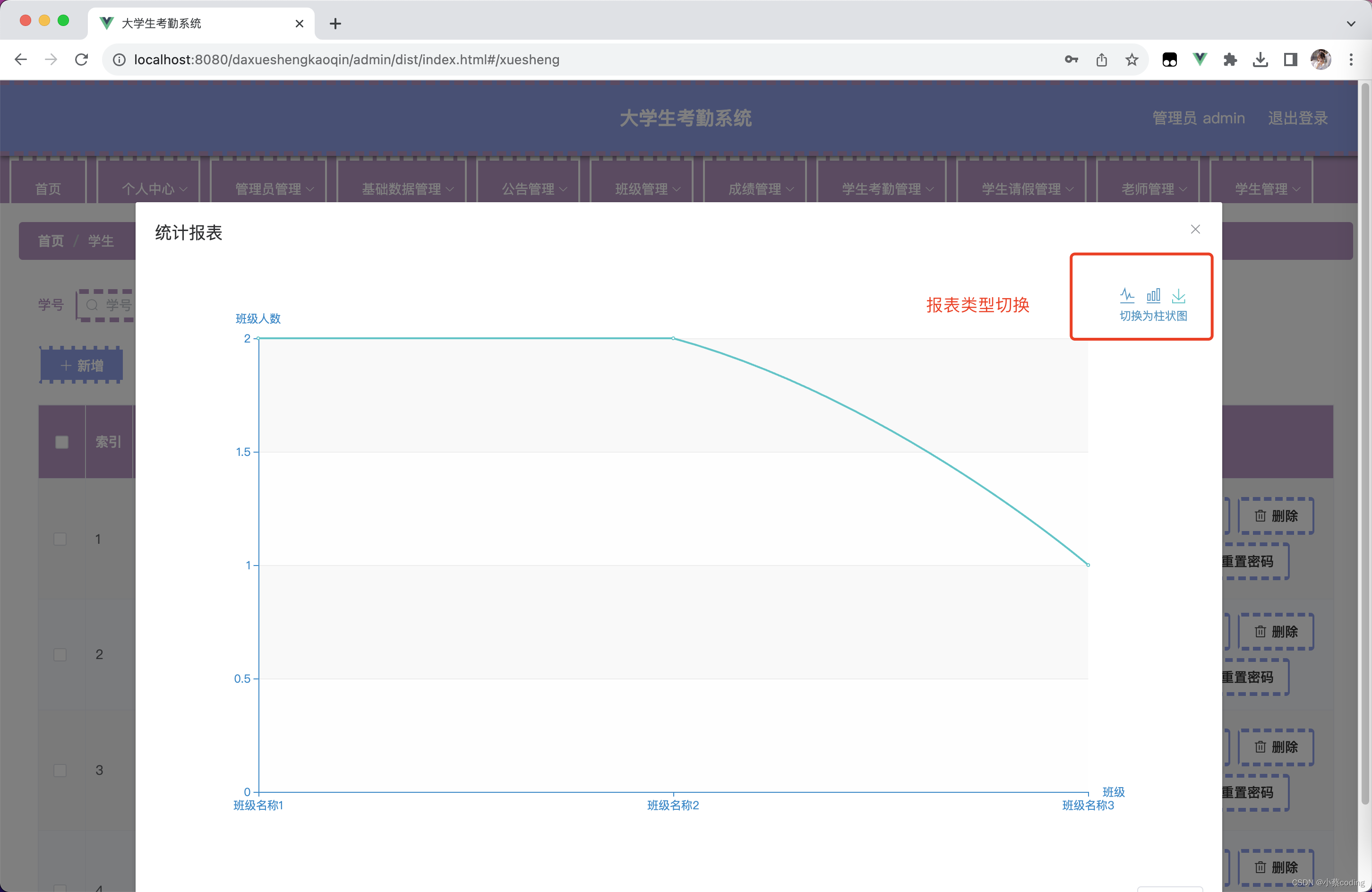 基于Java+SpringBoot+Vue的大学生考勤系统的设计与实现（24届毕业生强烈推荐！逻辑通畅、功能完善、花里胡哨、老师喜欢）