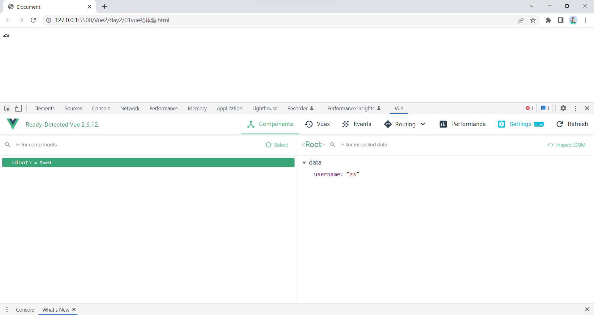 vue 基础入门：vue 的调试工具