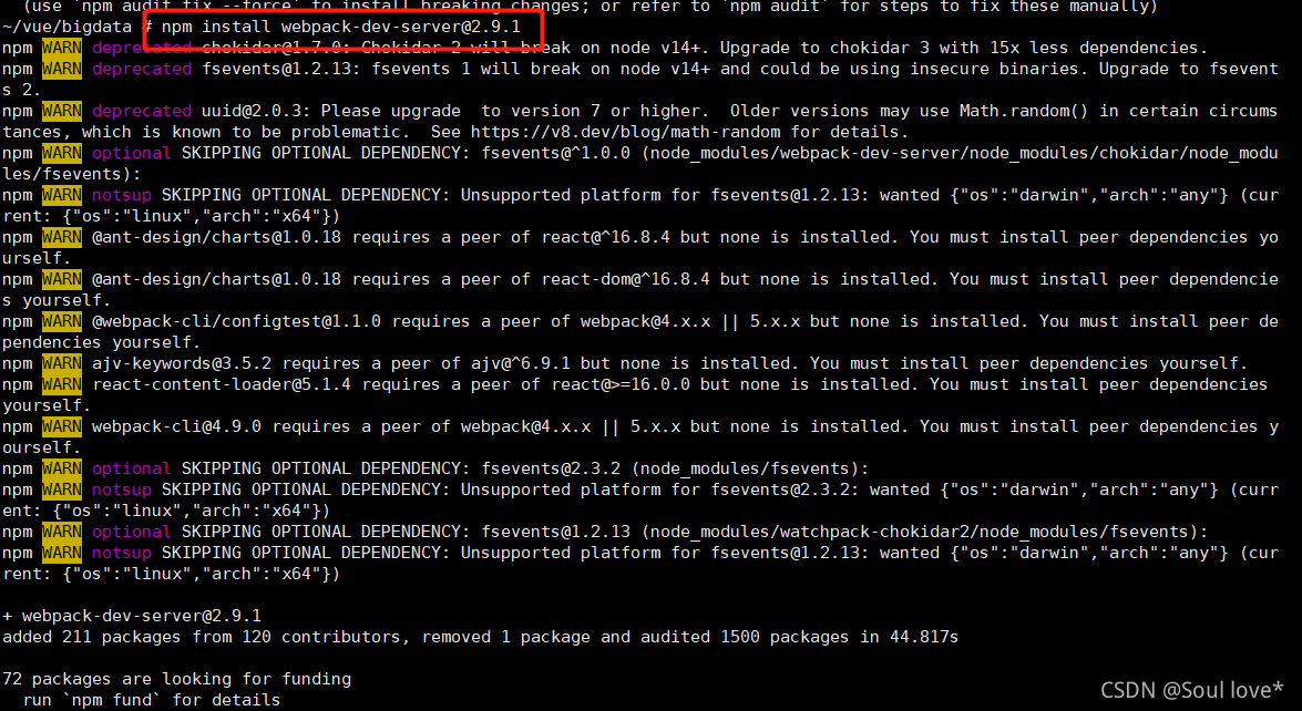 npm ERR! code ERESOLVE npm ERR! ERESOLVE unable to resolve dependency tree-小白菜博客