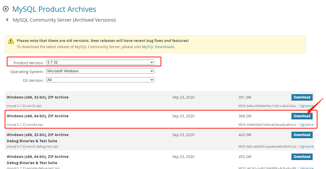 MySQL5.7.32 详细安装步骤（解压版）_mysql压缩包安装教程5.7.32-CSDN博客