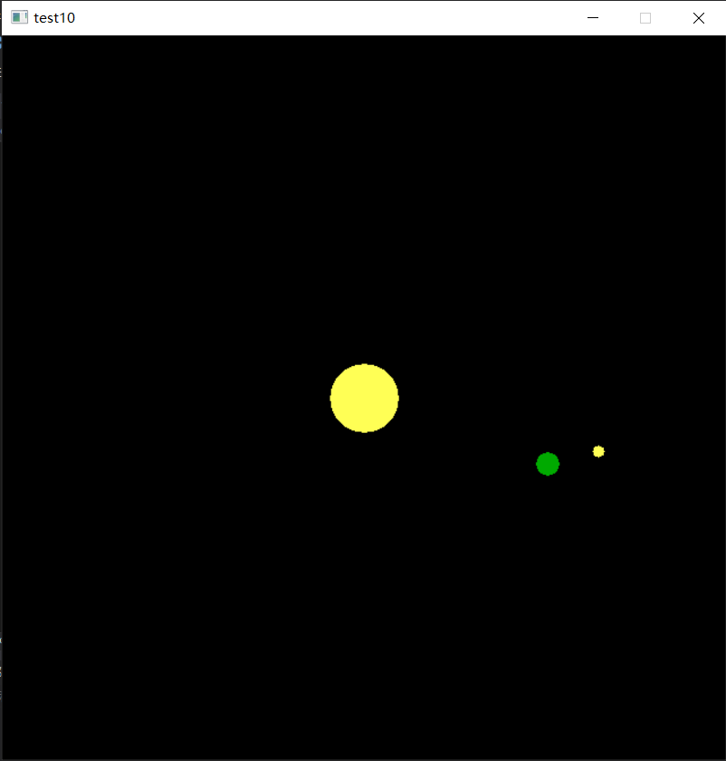 C语言/C++基础之天体运动 graphics+opengl