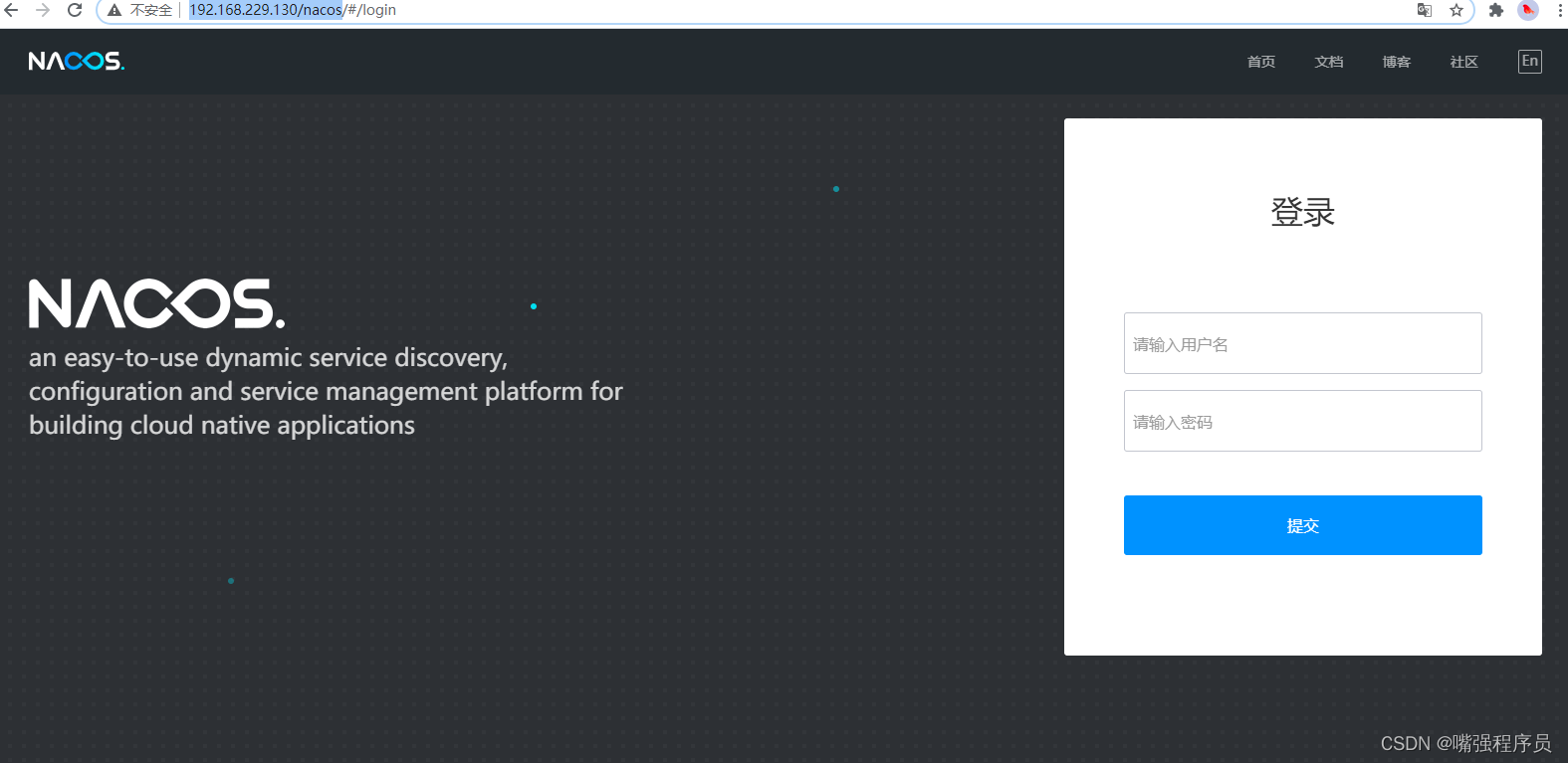 使用Docker搭建Nacos的持久化和集群部署