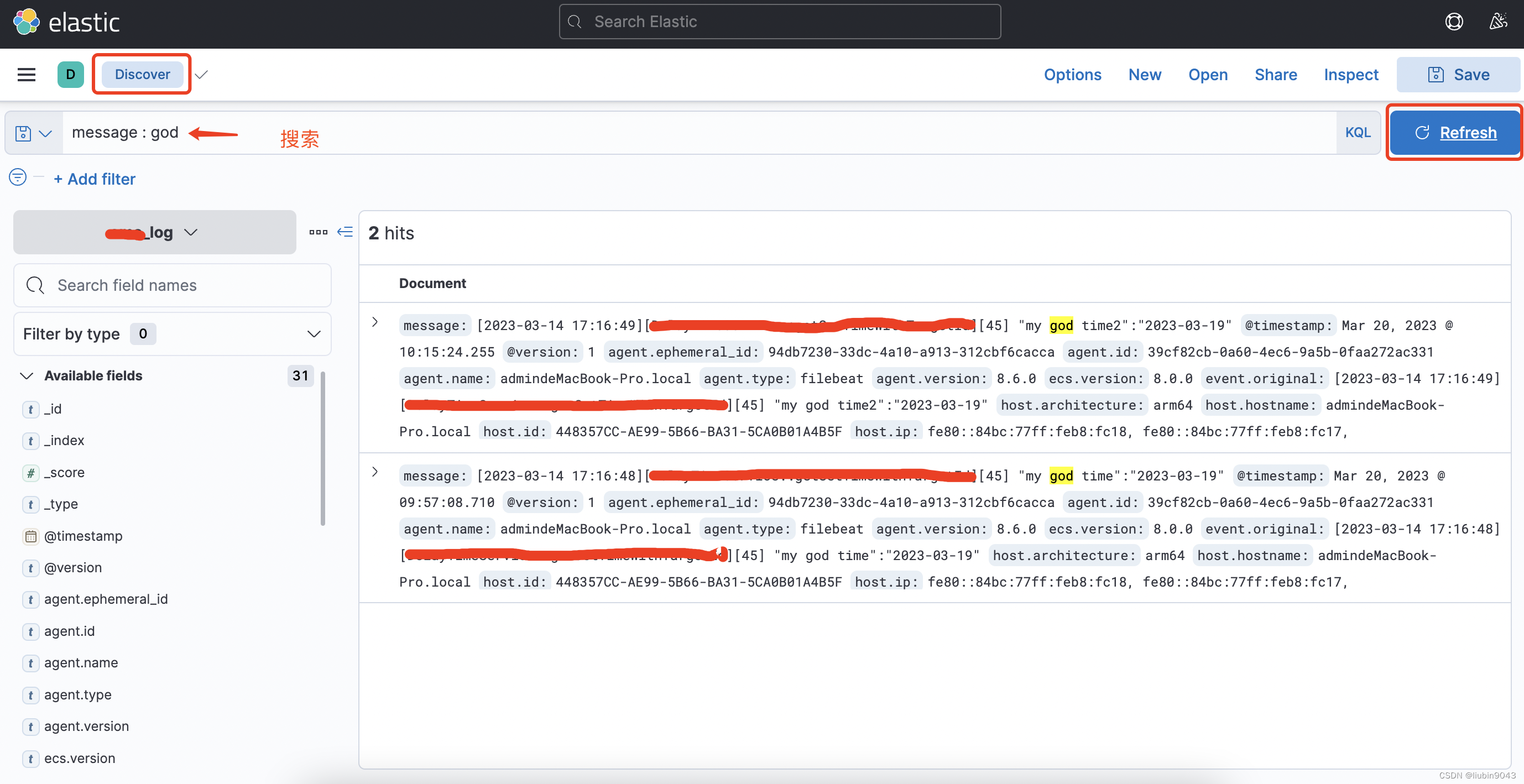 mac下搭建elasticsearch日志系统，filebeat + elasticsearch + logstash + kibana