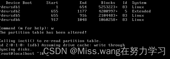 Linux 磁盘分区、格式化