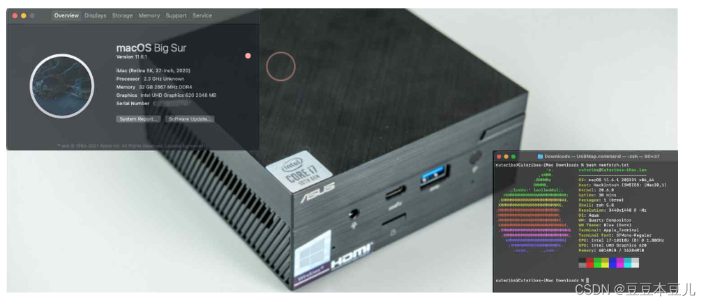 黑苹果开荒记 华硕迷你主机pn62 最后的hackintosh Mini 豆豆本豆儿的博客 Csdn博客 黑苹果主机