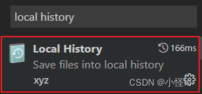 Local History 插件