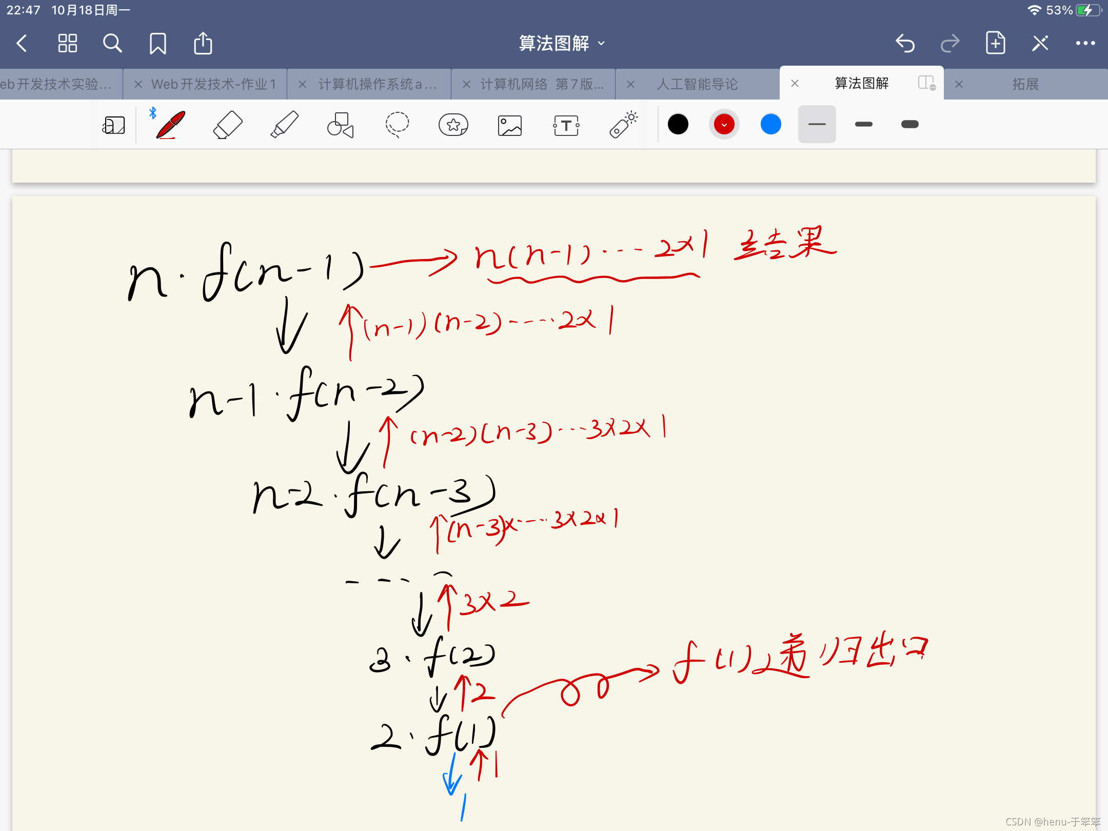 python n的阶乘 图解递归过程【简单易懂，代码可以直接运行】_计算n! 设计一个递归函数fact(int n),计算并返回n的阶乘值 ...