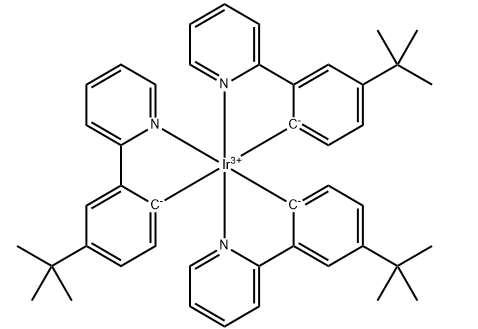 cas：474948-23-7； 三(2-(3-叔丁基苯基)吡啶)合铱fac-ir(3-tbu-ppy)3