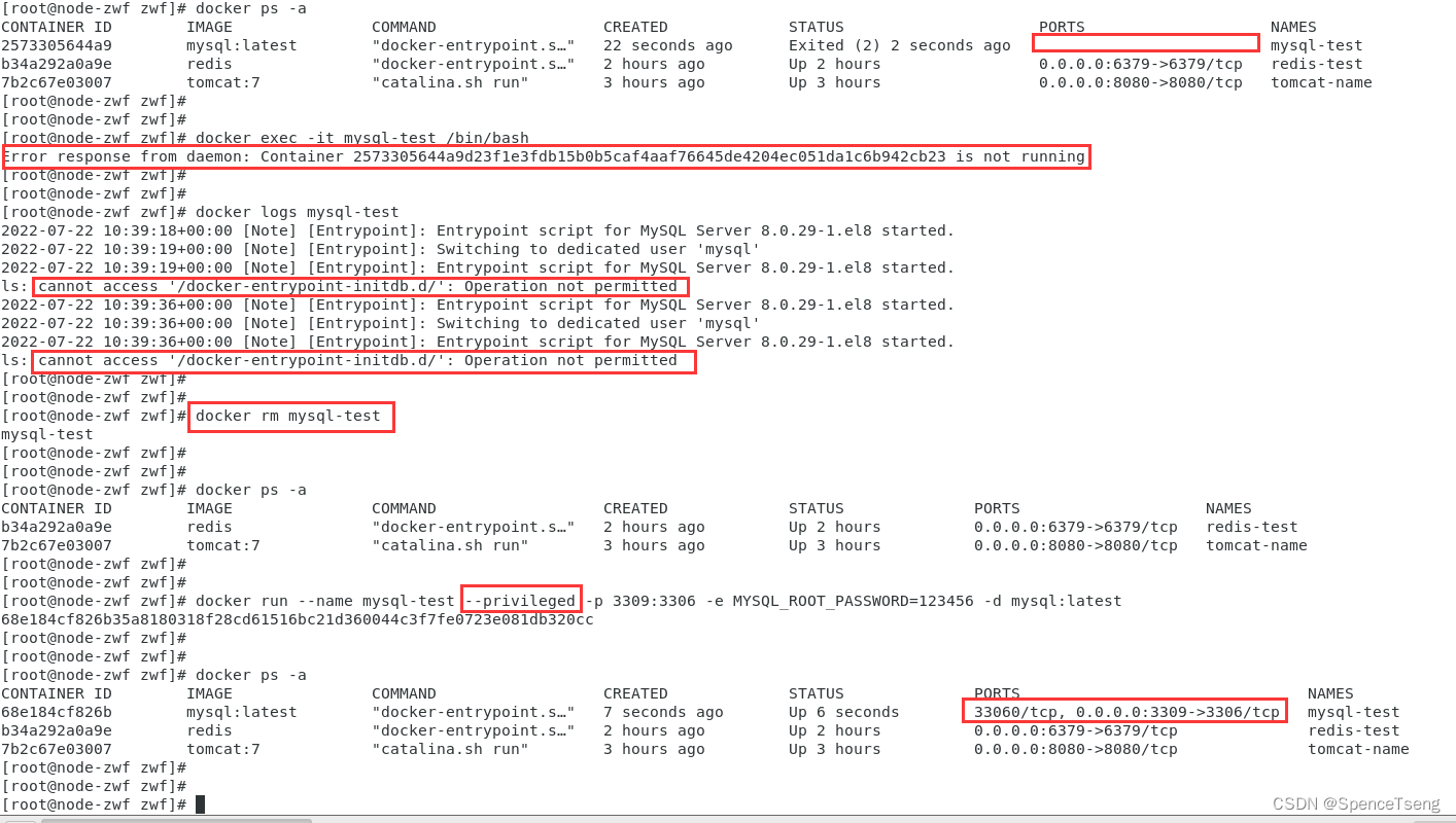 docker mysql_error response from daemon no such container mysCSDN博客