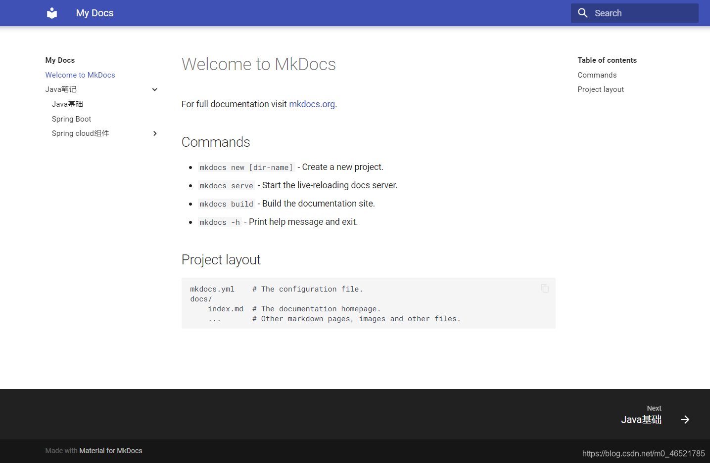 几款文档框架:Mkdocs、Sphinx、Teadocs、docsify-CSDN博客