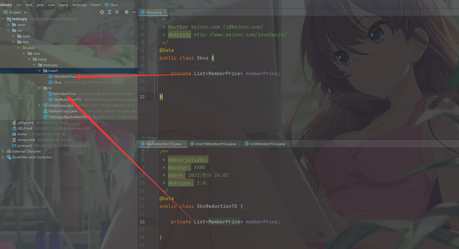 BeanUtils.copyProperties(obj1,obj2)对拷失败_beanutil.copyproperties 对象内集合对象