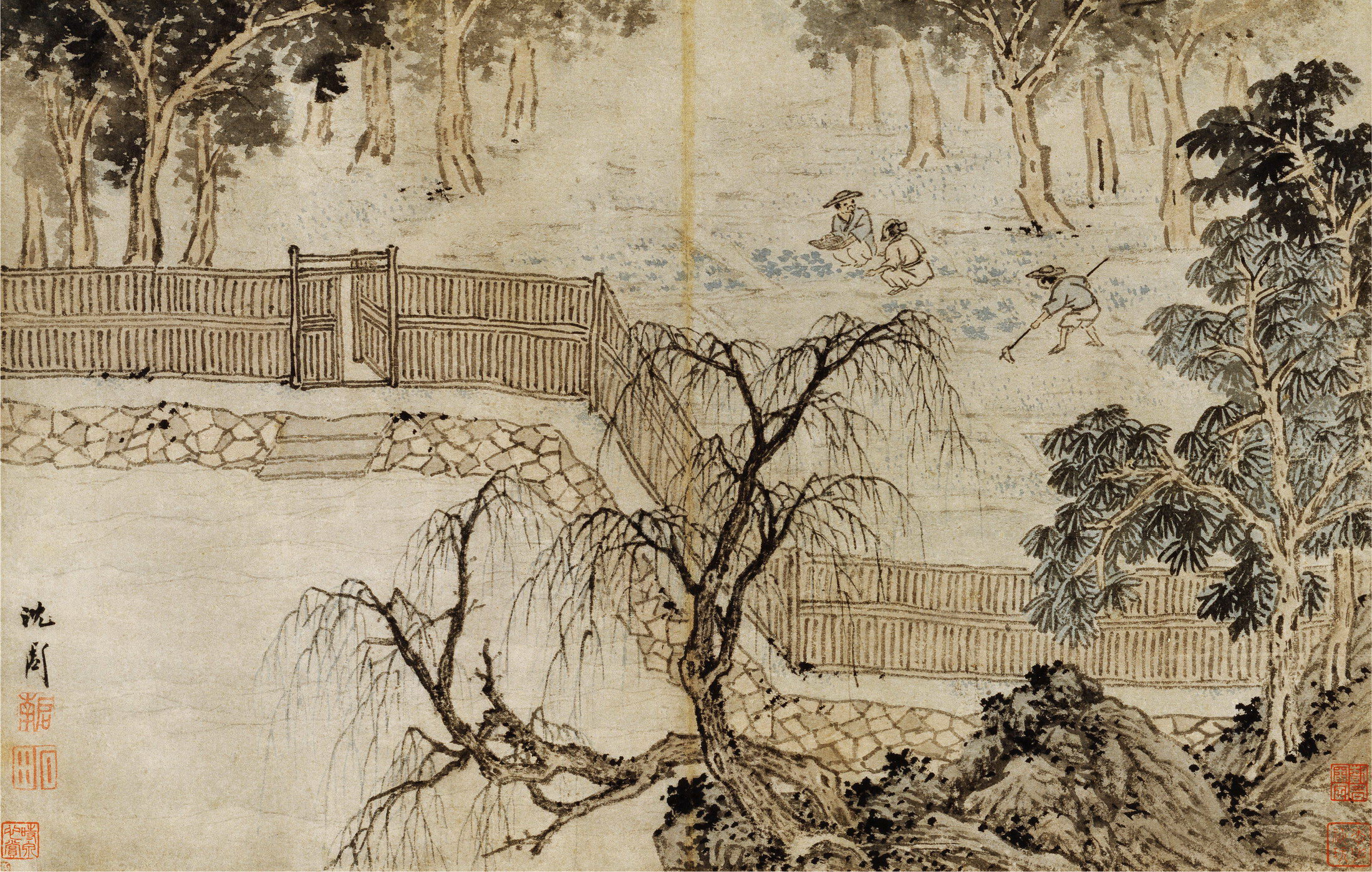 名画163 沈周《画选十五幅》_沈周最好的10幅画-CSDN博客