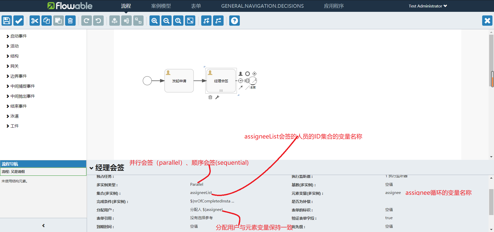 Flowable多实例会签功能来袭_flowable 根据审批人类型创建多实例-CSDN博客