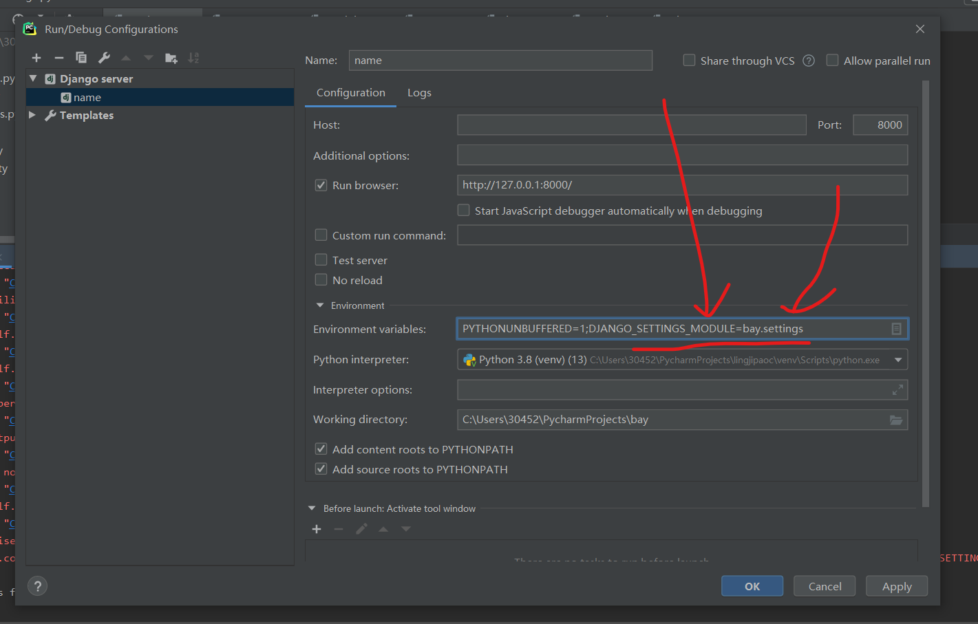 django-bug-you-must-either-define-the-environment-variable-django