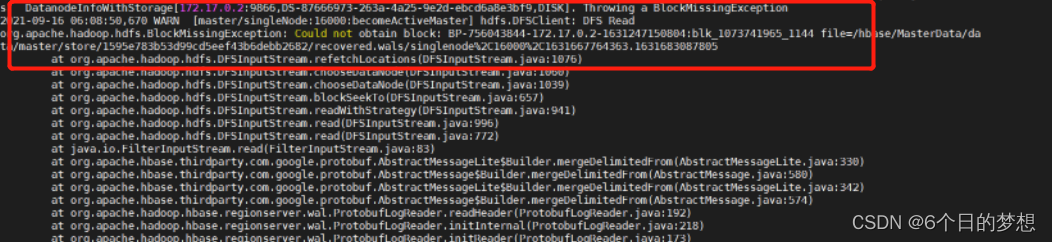 Hbase：报错ERROR: ..hadoop.hbase.Server is not running yet