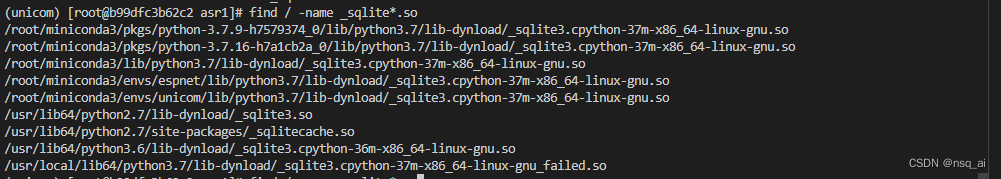 ModuleNotFoundError: No module named ‘_sqlite3‘