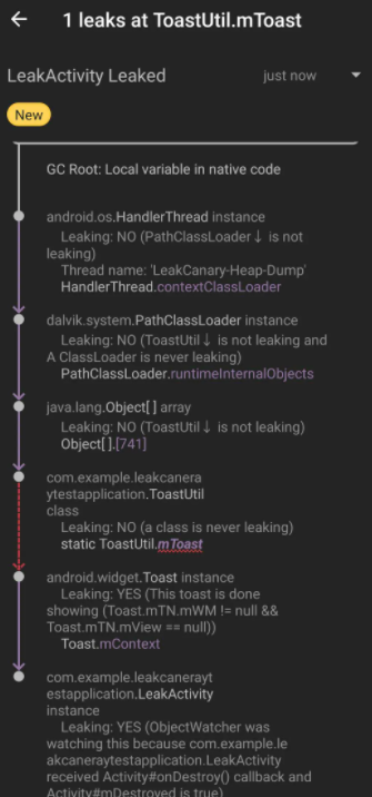 Android memory leak detection of the use LeakCanary - Programmer Sought