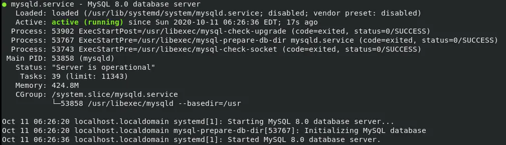 Install mysql 8.0 on CentOS8 - Programmer Sought