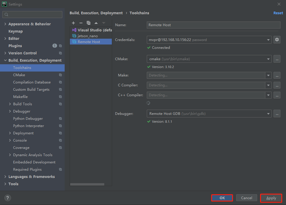 CLION remote Jetson Nano deployment debug NCNN - Programmer Sought