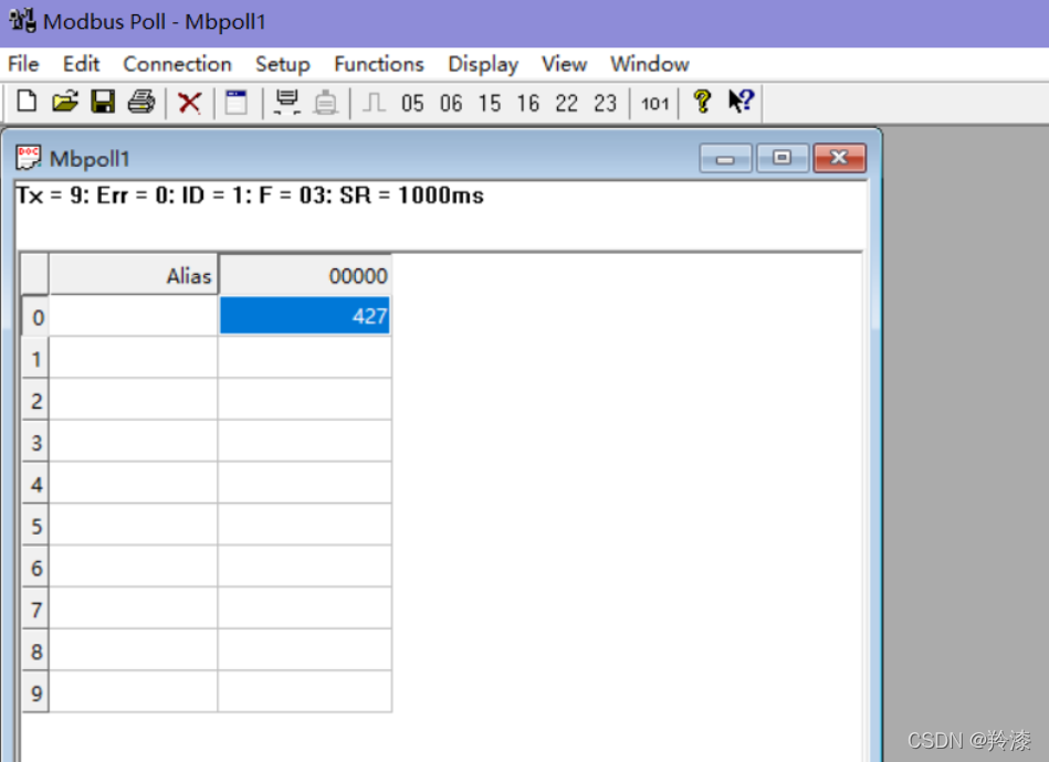 W5500+STM32F103C8T6进行TCP通信(modbus)