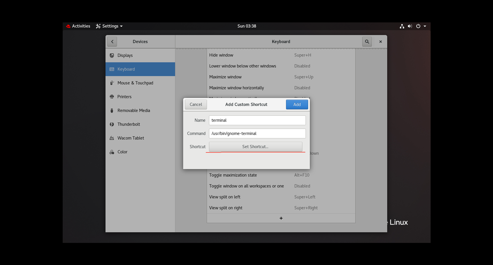 在Redhat里面设置热键快捷使用terminal_redhat打开命令行快捷键CSDN博客