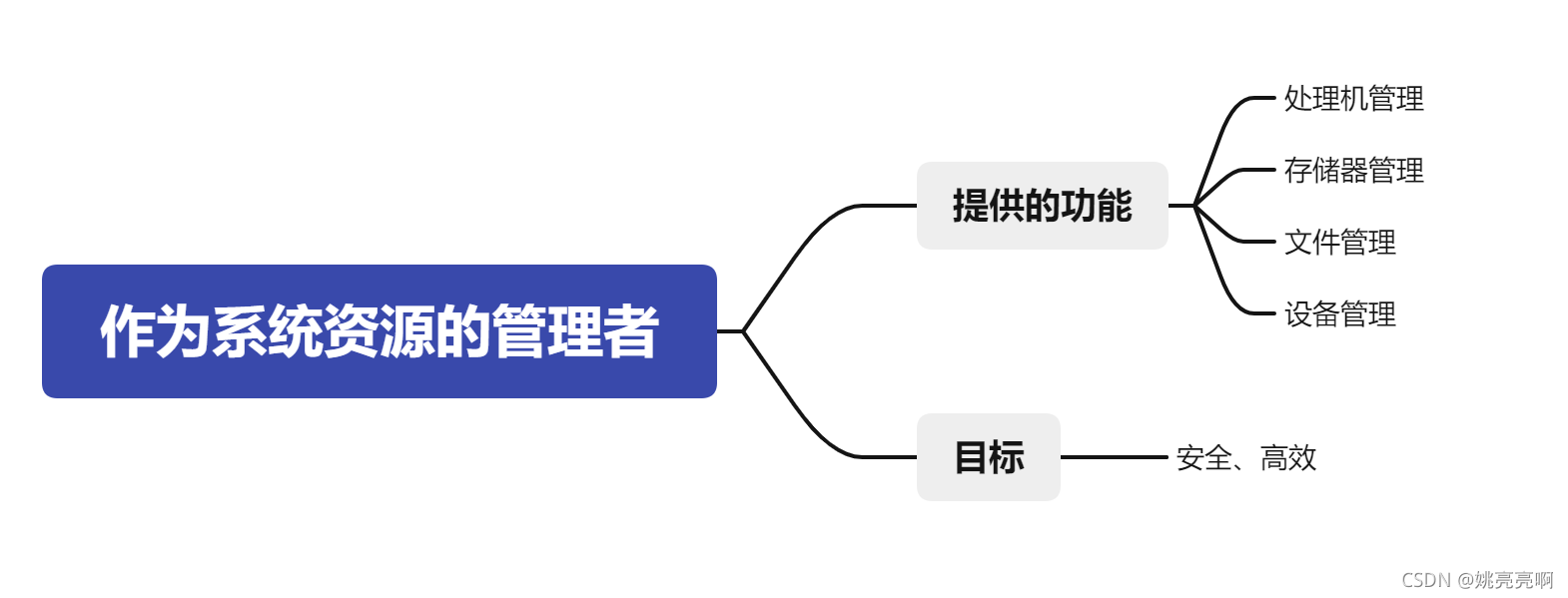 作为系统资源的管理者